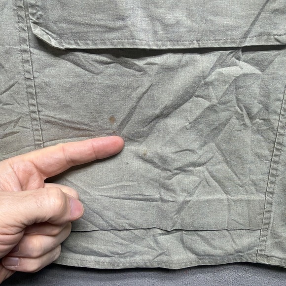 Rothco Outback Safari Utility Vest Beige Cotton Mesh Pockets Men's Medium - Picture 10 of 11